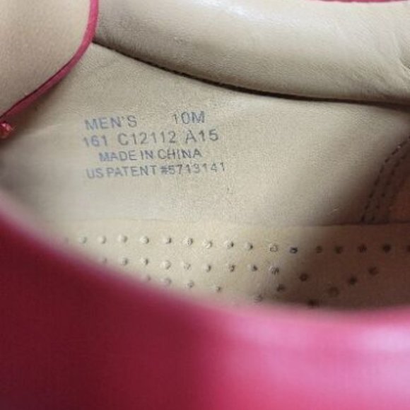 Cole Haan Mens Air Sole Red Casual Shoes Mens Size 10 C12112 Salehe Bembury SB2 - Picture 12 of 12